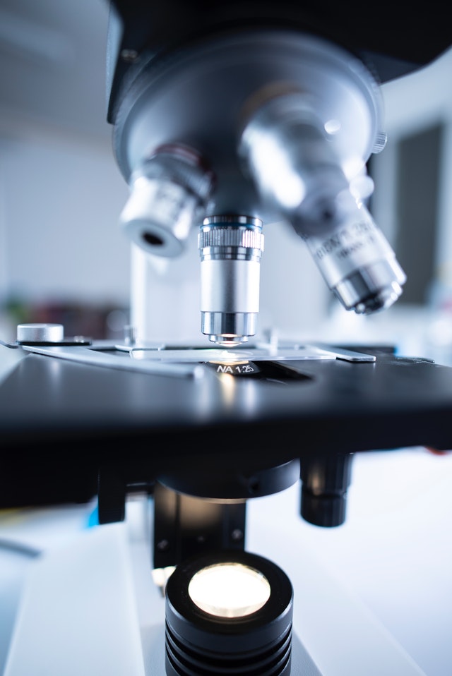 Laboratory microscope, representing the targeted specialty lab testing used after blood work